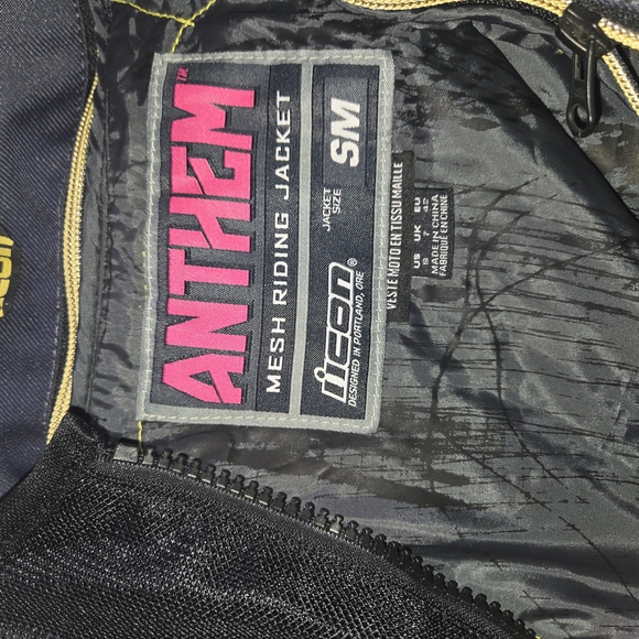 ICON Jet Black Riding Jacket - Picture 11 of 11